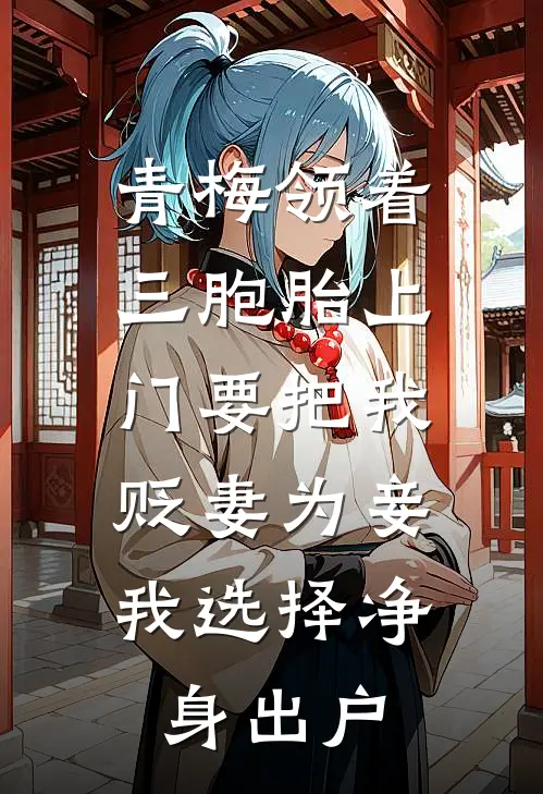 青梅领着三胞胎上门要把我贬妻为妾，我选择净身出户