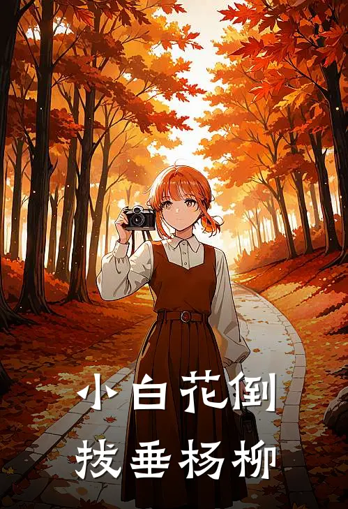 小白花倒拔垂杨柳